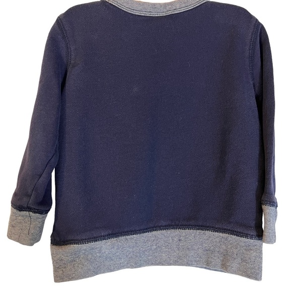 Gap Baby Navy Blue Logo Sweatshirt - Picture 2 of 3